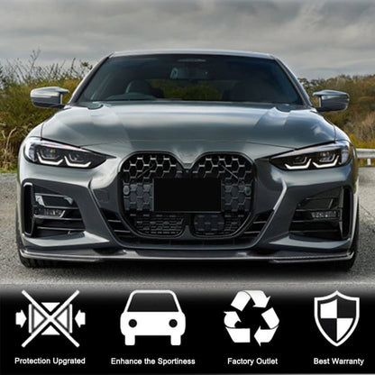 Front Bumper Lip Dry Carbon Fiber V4 (M-Sport) for BMW 4 series G22/23/26 2020- - image 3