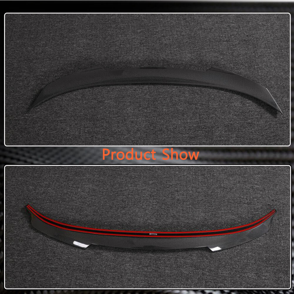 Rear Trunk Spoiler Carbon Fiber V3 for BMW 2 Series G42 2021- - image 3