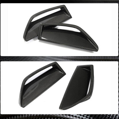 Front Bumper Vents Dry Carbon Fiber for Audi A6 C8 2018- - image 3