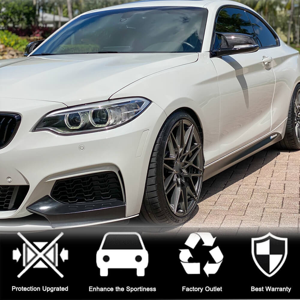 Mirror Covers Replacement Style Carbon Fiber V2 for BMW 1 series F20/21 2011-2019 - image 3