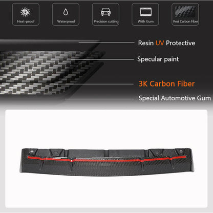 Rear bumper diffuser V2 (2021-2023, Carbon) for Subaru BRZ 2021- - image 3