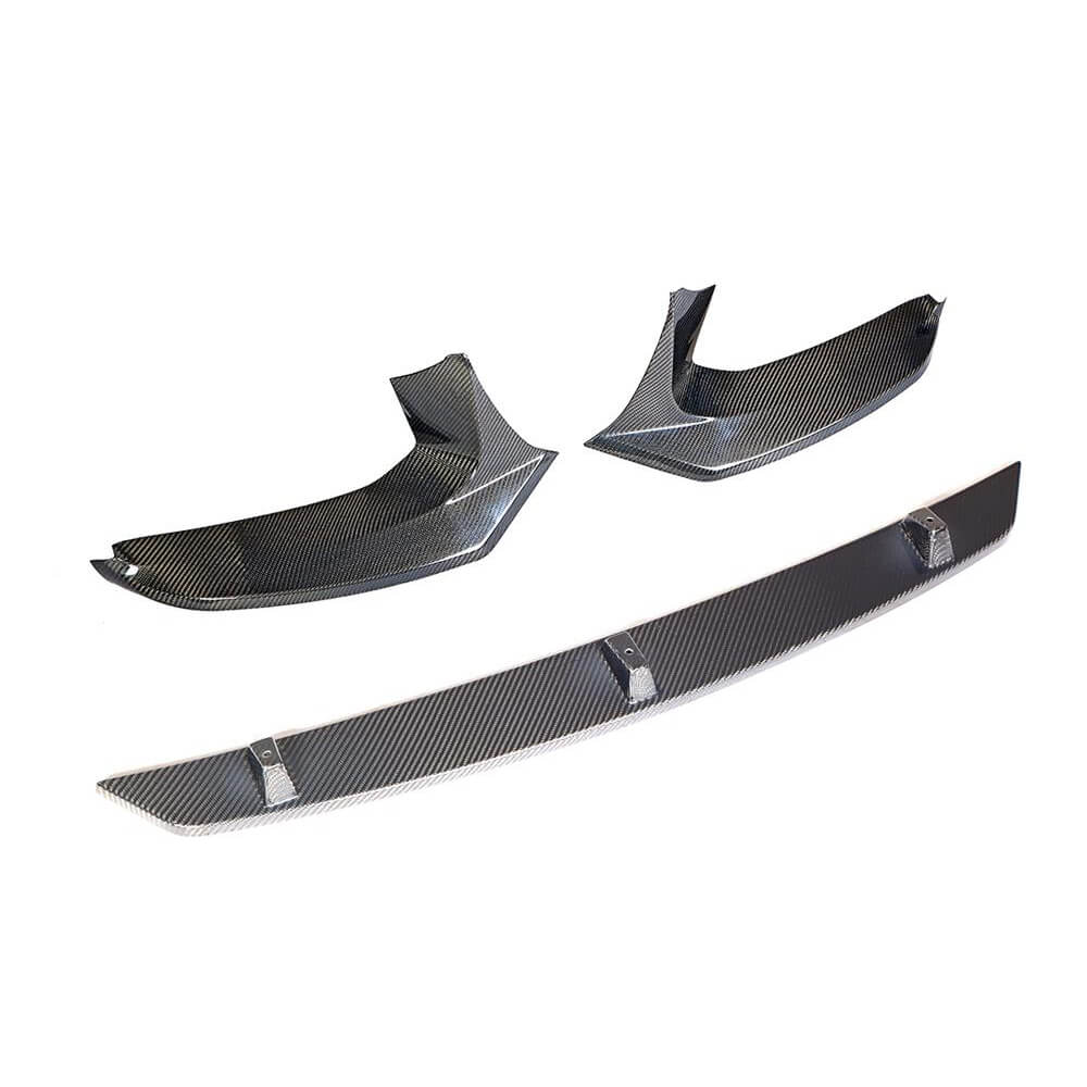 Front Bumper Lip V5 for M-Sport 2017-2020 Carbon for BMW 5 Series G30/G31 2017-2023 - image 3