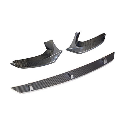 Front Bumper Lip V5 for M-Sport 2017-2020 Carbon for BMW 5 Series G30/G31 2017-2023 - image 3