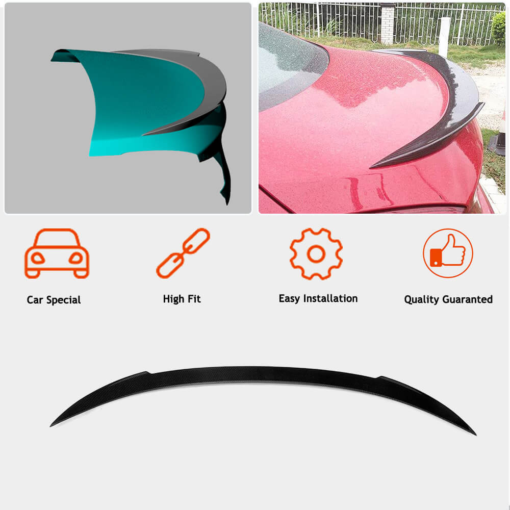 Rear Trunk Spoiler FRP V8 (for F12) for BMW 6 F12/F13/F06 2011-2015 - image 3