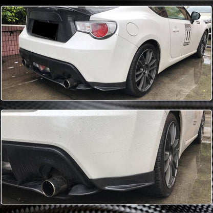 Rear bumper covers V1 (Carbon) for Subaru BRZ 2012-2021 - image 3