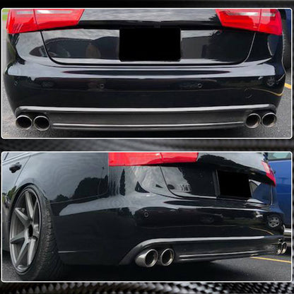 Rear Bumper Diffuser Carbon (for Base 2011-2014) for Audi A6 C7 2011-2017 - image 3