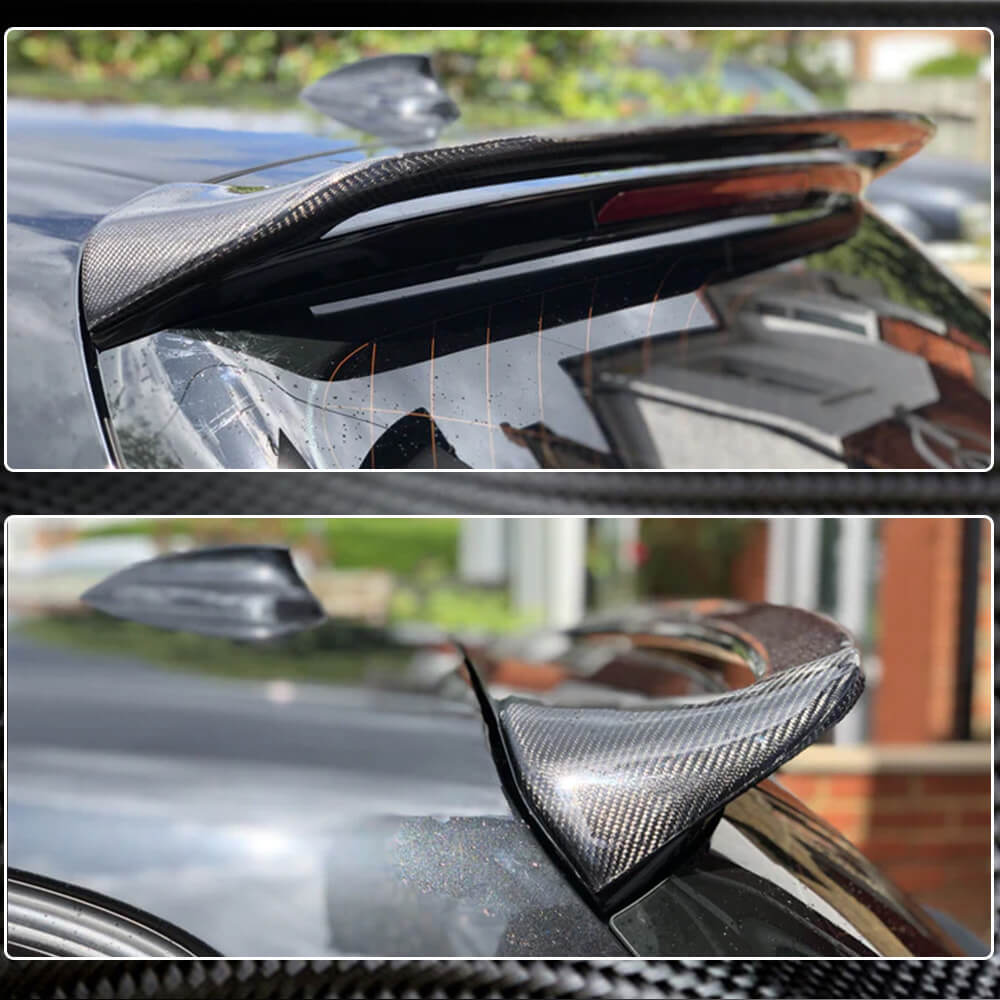 Rear Roof Spoiler Carbon Fiber V3 (F20/F21) for BMW 1 series F20/21 2011-2019 - image 3