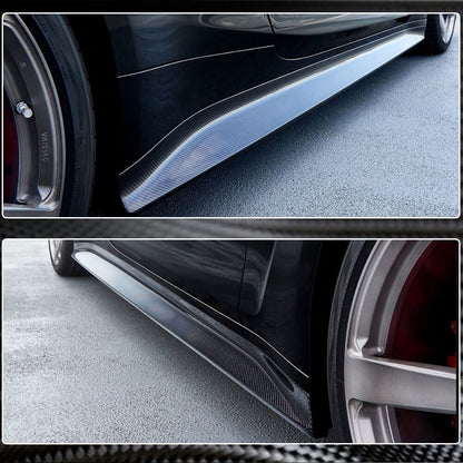 Side Skirt Extensions V4 (for G82/G83, Carbon) for BMW 4 Series G22/23/26 2020- - image 3