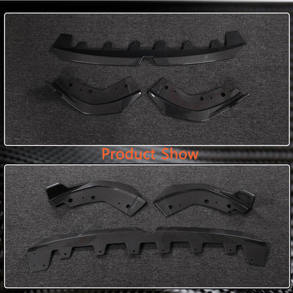 Front Bumper Lip V3 for M-Sport 2022+ Carbon for BMW 3 Series G20/G21 2018- - image 3