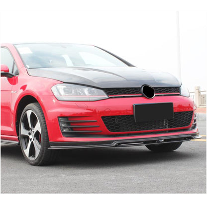 Lip V3 front bumper cover (for GTI HB 2012-2017, Carbon) for Volkswagen Golf 7/E-Golf - image 3