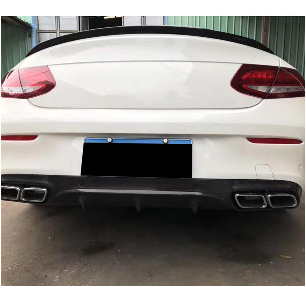Spoiler V3 (for coupe 2015-2019, Carbon) for Mercedes C-class W205 2014-2021 - image 3