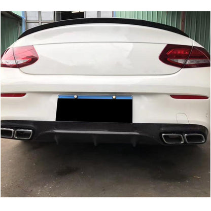 Spoiler V3 (for coupe 2015-2019, Carbon) for Mercedes C-class W205 2014-2021 - image 3