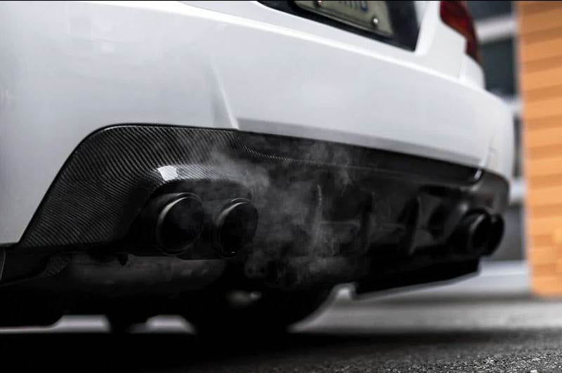 Rear Bumper Diffuser Carbon Fiber V4 (for E92/E93 M Sport) for BMW 3 series E-90/91/92/93 2005-2011 - image 3