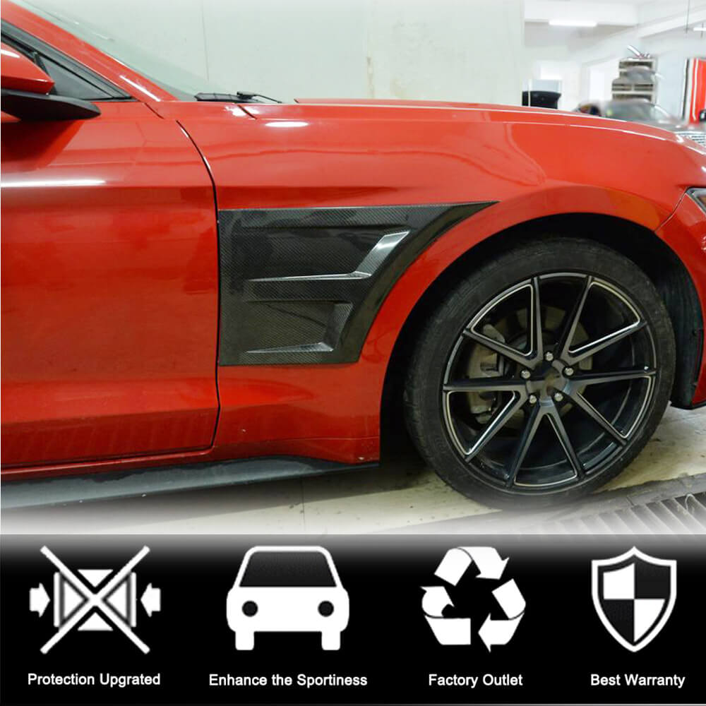 Front fenders (Carbon) for Ford Mustang 2015-2023 - image 3