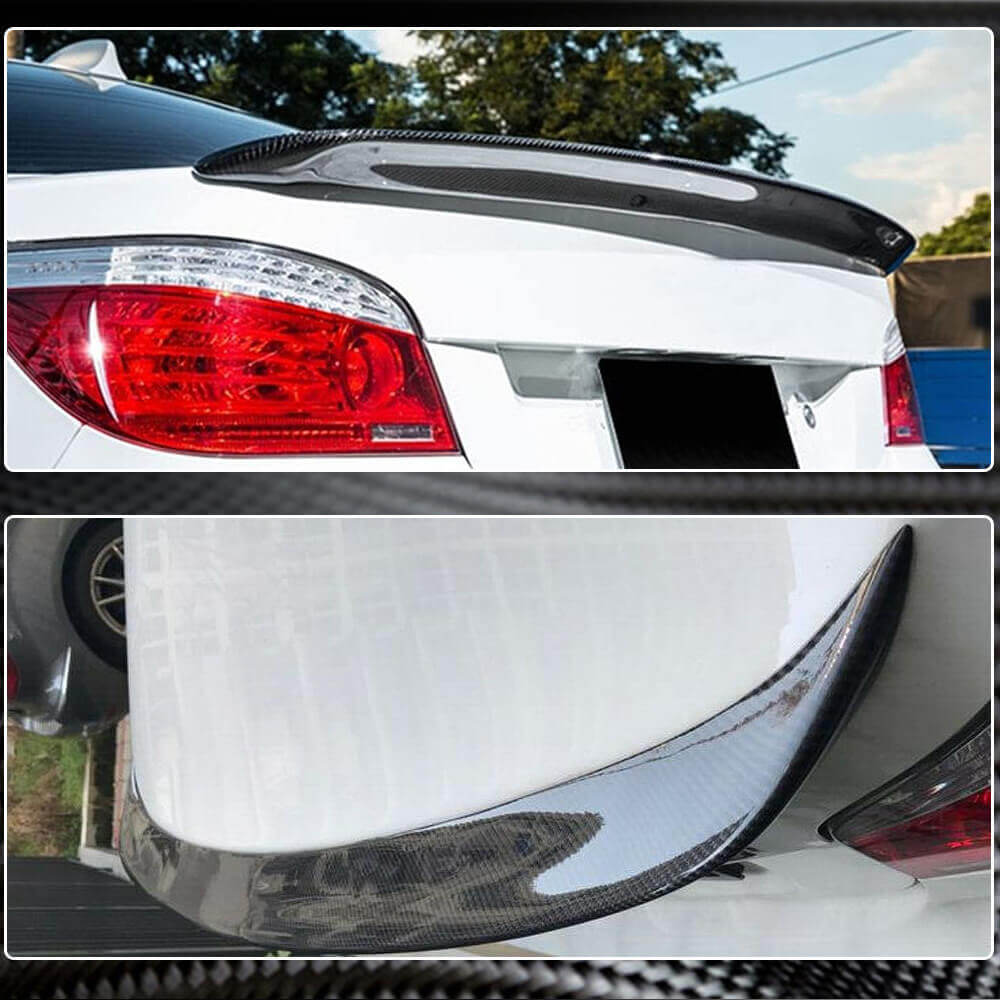 Rear Trunk Spoiler Carbon Fiber V5 (SD) for BMW 5 series E-60/61 2003-2010 - image 3