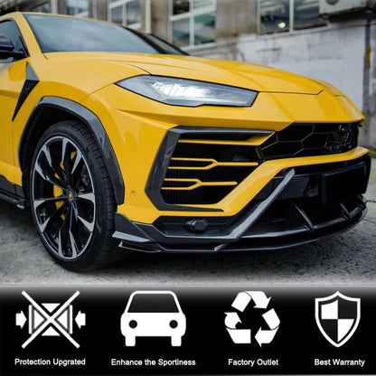Front Bumper Flap Covers (Dry Carbon) for Lamborghini Urus 2018- - image 3