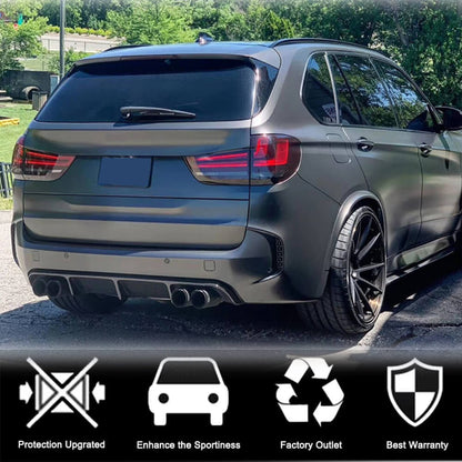 Rear Bumper Diffuser Carbon Fiber V2 (for F85) for BMW X5 F-15 2013-2018 - image 3