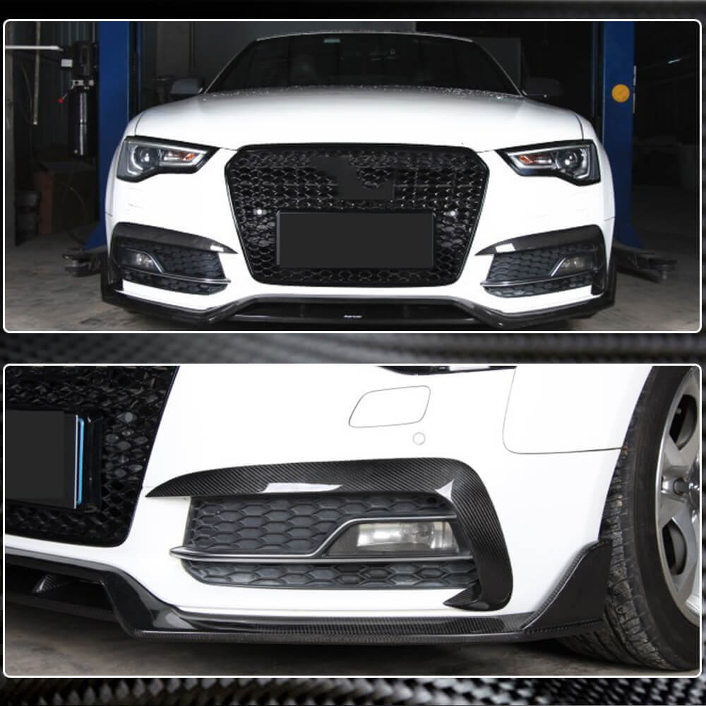 Fog light covers (for S-Line 2012-2015, Carbon) for Audi A5 2007-2015 - image 3