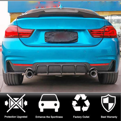 Rear Bumper Diffuser V4 (for M-Sport, Carbon) for BMW 4 Series F32/F33/F36 2012-2020 - image 3
