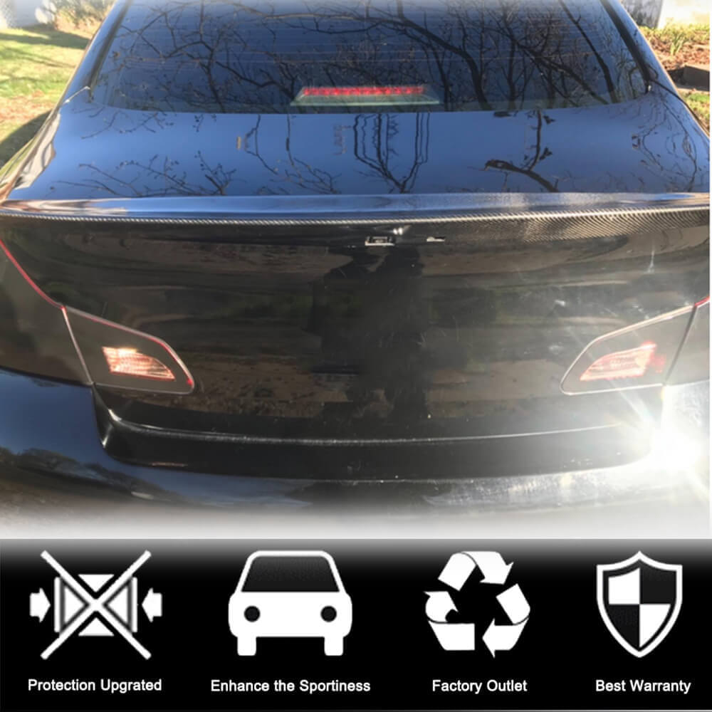 Spoiler SD V1 (for G37 2009-2013, G25 2011-2012, Carbon) for Infiniti G25/G35/37 (V36/CV36) 2006-2015 - image 3
