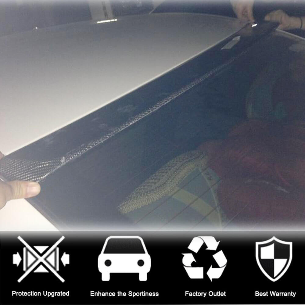 Rear Roof Spoiler Carbon Fiber (E82) for BMW 1 series E81/82/87/88 2004-2011 - image 3