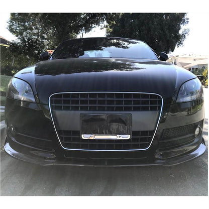 Front bumper lip V1 (2006-2010, Carbon) for Audi TT 2006-2014 - image 3