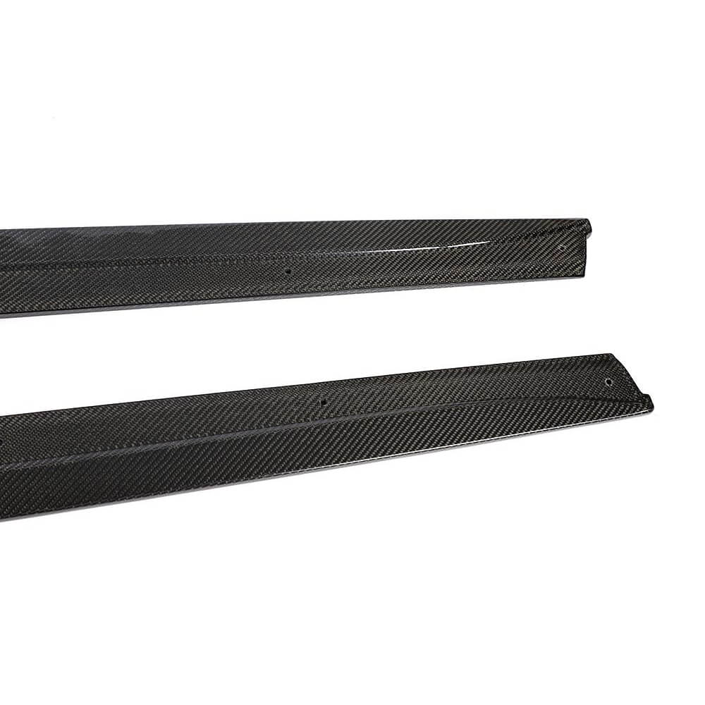 Side Skirt Extensions V1 (for F80, Carbon) for BMW 3 Series F-30/31/34 2012-2019 - image 3