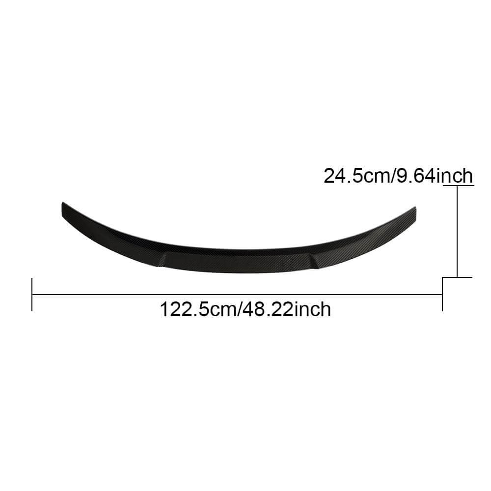 Rear Trunk Spoiler Dry Carbon Fiber V7 (SD) for BMW 3 series G20/21 2018- - image 3