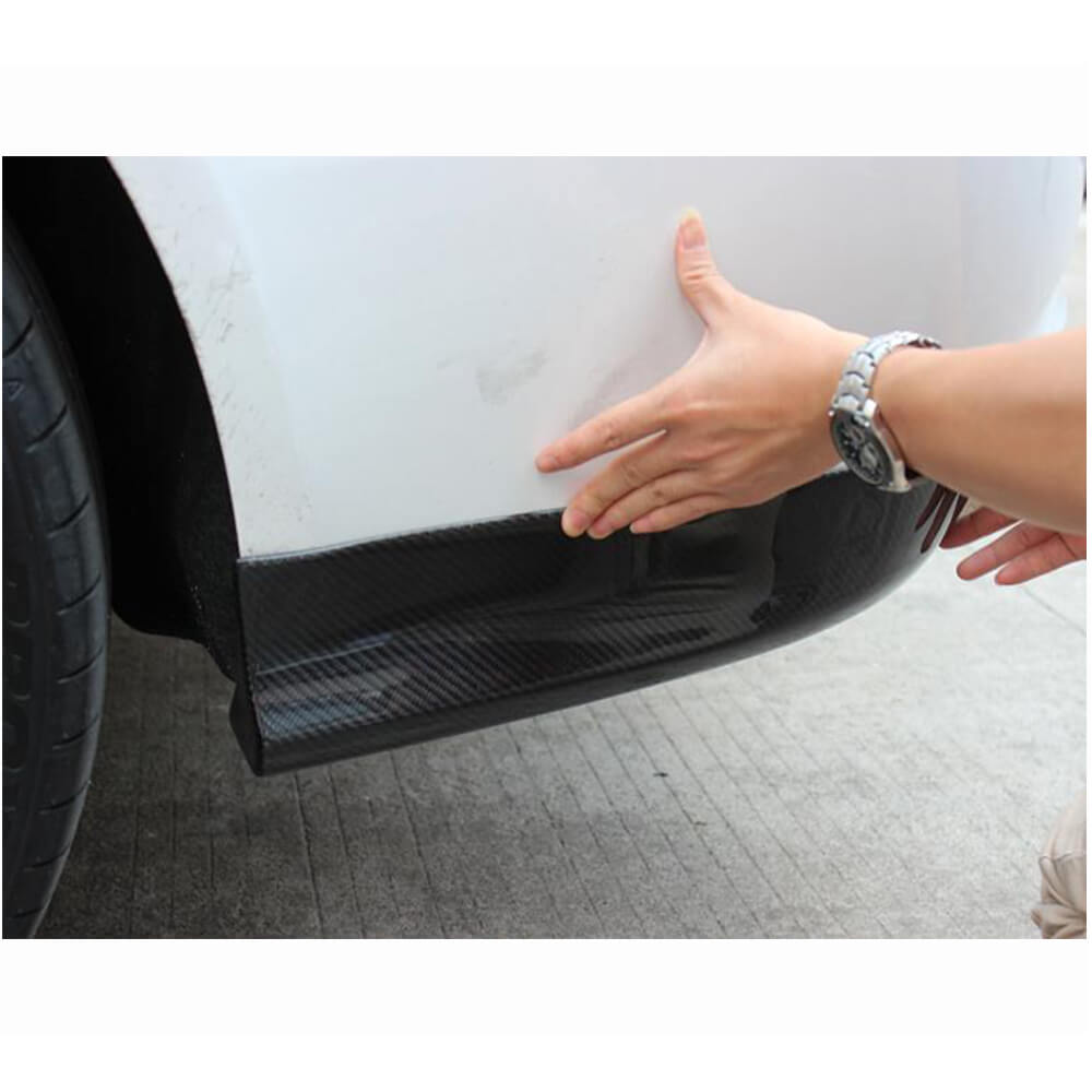 Rear Bumper Cover Flap (for Base 2011-2015, Carbon) for Audi A4 B8 2007-2015 - image 3