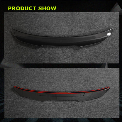 Rear Trunk Spoiler Dry Carbon Fiber V1 (Coupe) for BMW 4 series F-32 2012-2020 - image 3