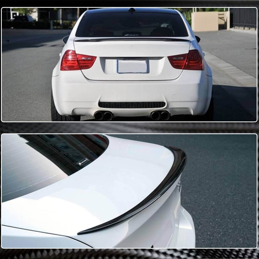 Rear Trunk Spoiler Carbon Fiber V4 (SD) for BMW 3 series E-90/91/92/93 2005-2011 - image 3