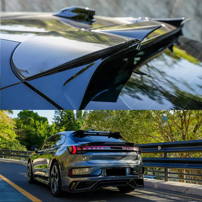 Spoiler covers (2021-2024, Carbon) for Zeekr 001 - image 3