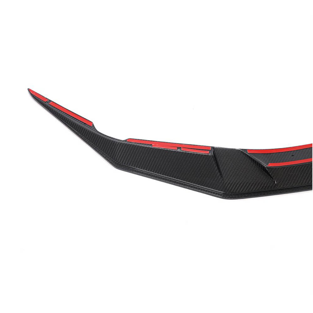 Front Bumper Lip V3 for M5 F90 2020-2024, Carbon for BMW 5 Series G30/G31 2017-2023 - image 3