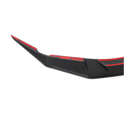 Front Bumper Lip V3 for M5 F90 2020-2024, Carbon for BMW 5 Series G30/G31 2017-2023 - image 3