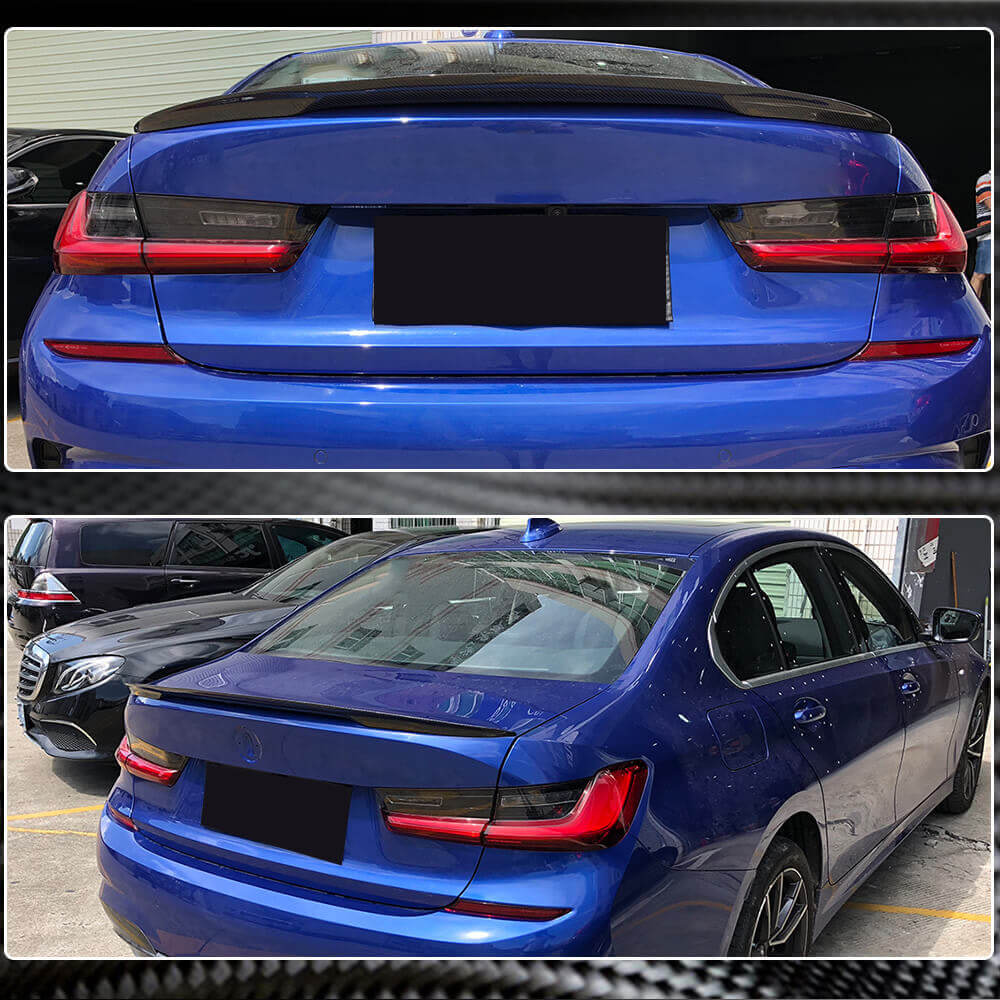 Rear Trunk Spoiler Carbon Fiber V17 (SD) for BMW 3 series G20/21 2018- - image 3