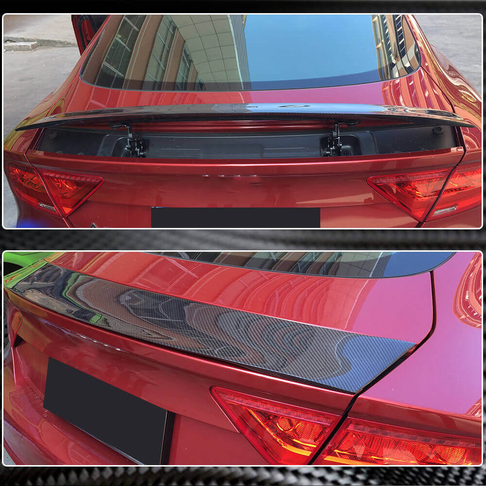 Spoiler V2 (Carbon) for Audi A7 2010-2018 - image 3