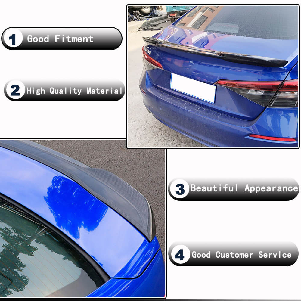 Spoiler (Carbon) for Honda Civic Sedan 2021↗ year - image 3