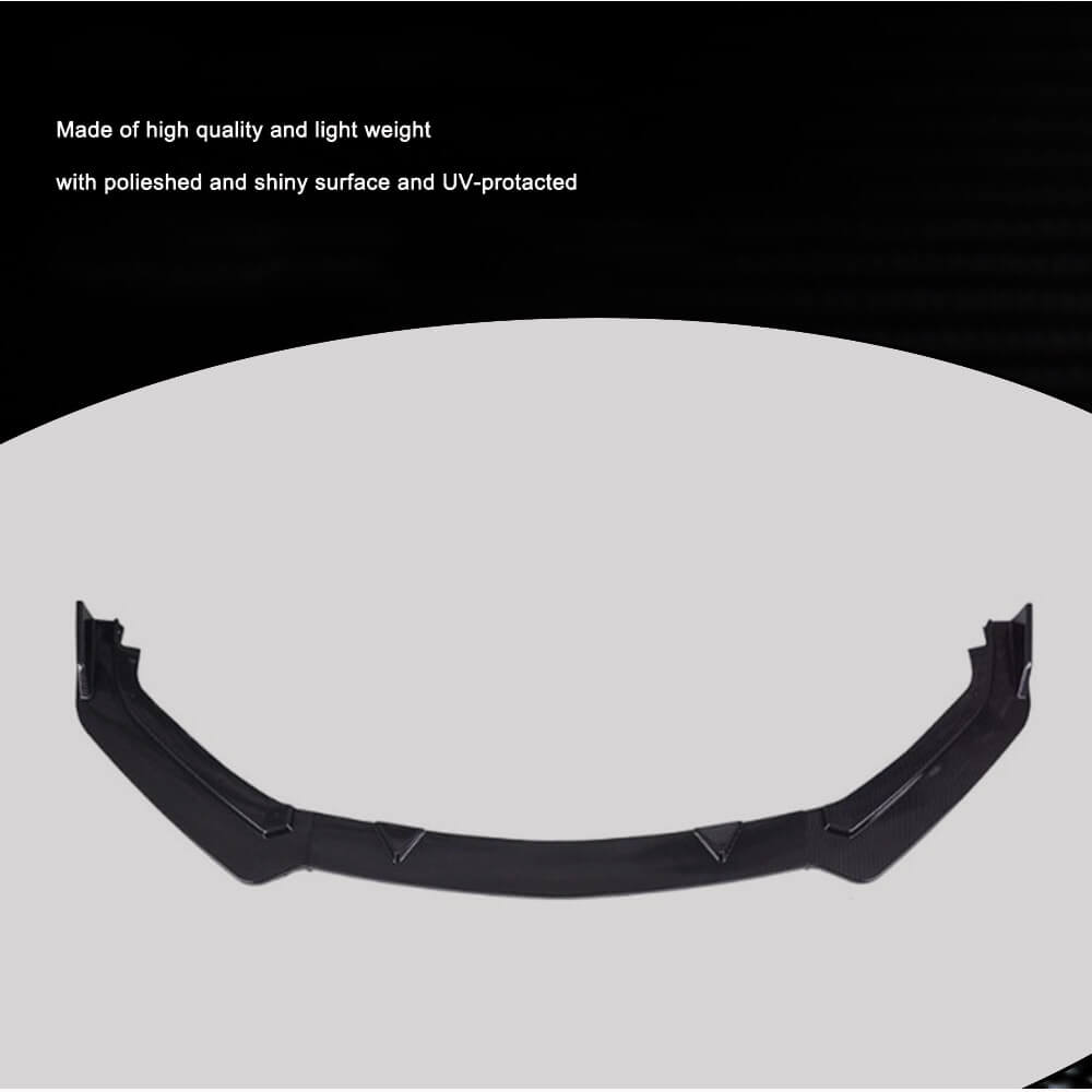 Lip V2 front bumper cover (for Q60 2016-2022, Carbon) for Infiniti Q50/Q60 2013-2024 - image 3