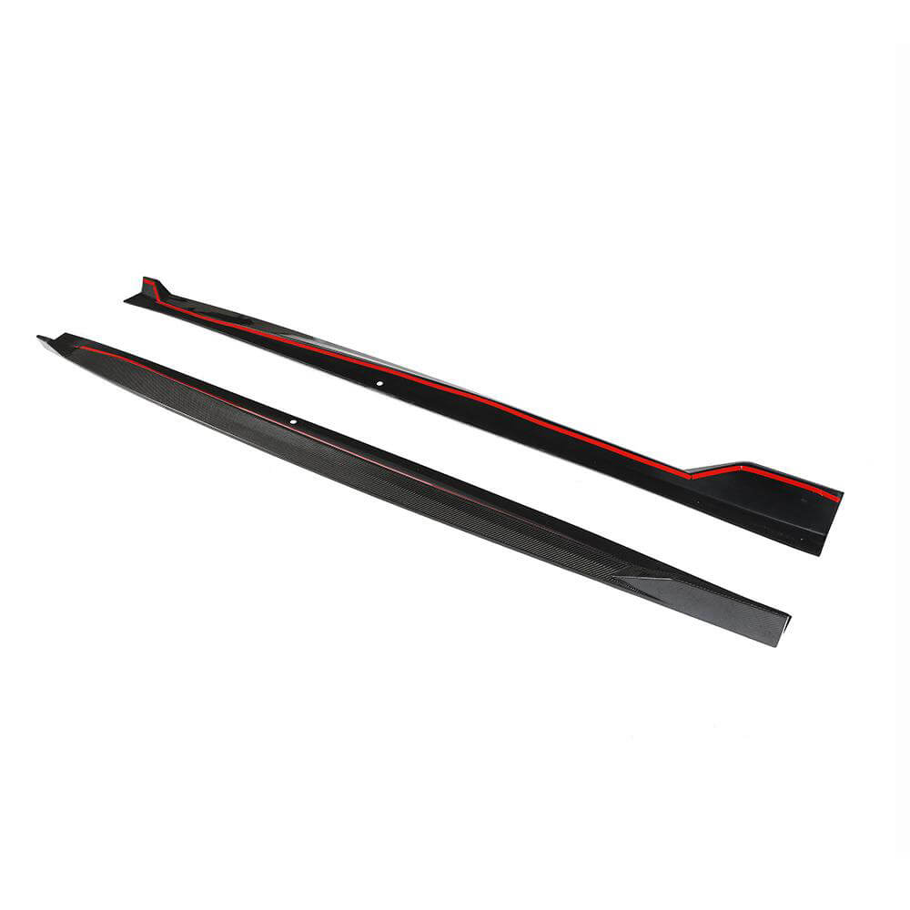 Carbon Side Skirt Covers V2 (Real Carbon) for BMW X5 G05 2019- - image 3