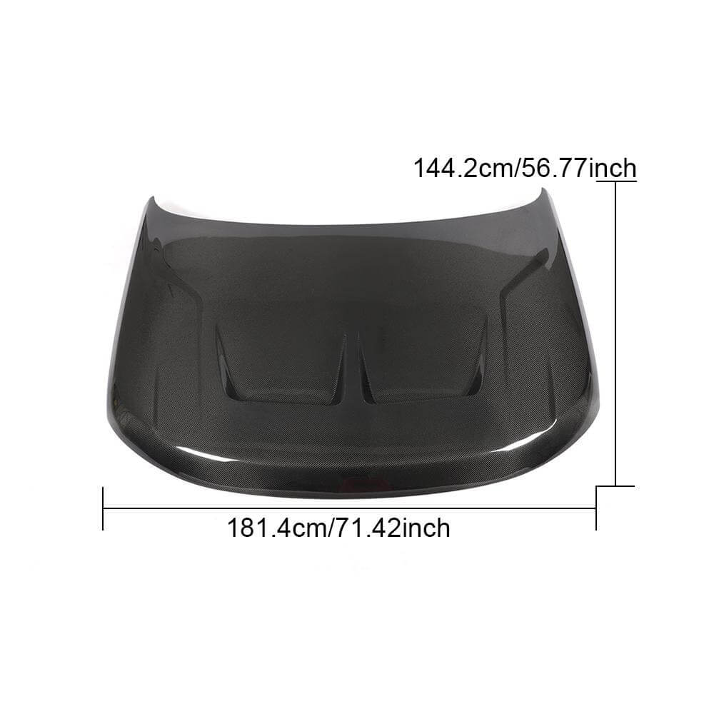 Hood (2018-2022, Carbon) for Range Rover Sport 2014-2022 - image 3