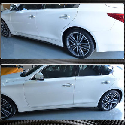 Side Skirts V2 (for Q50, Carbon) for Infiniti Q50/Q60 2013-2024 - image 3