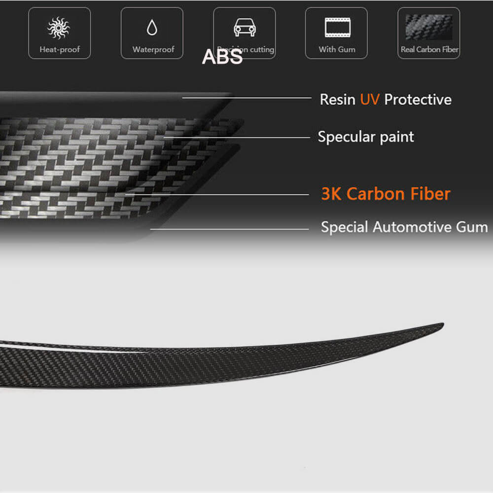 Rear Trunk Spoiler Dry Carbon Fiber for Bentley Bentayga - image 3
