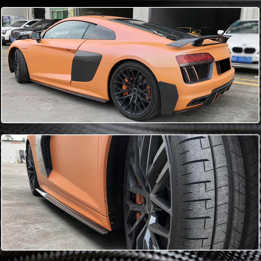 Side Skirts Carbon Fiber for Audi R8 2015- - image 3