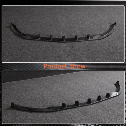 Front Bumper Lip Spoiler V2 (for SD Base 2019-2021, Carbon) for Mercedes C-сlass W205 2014-2021 - image 3