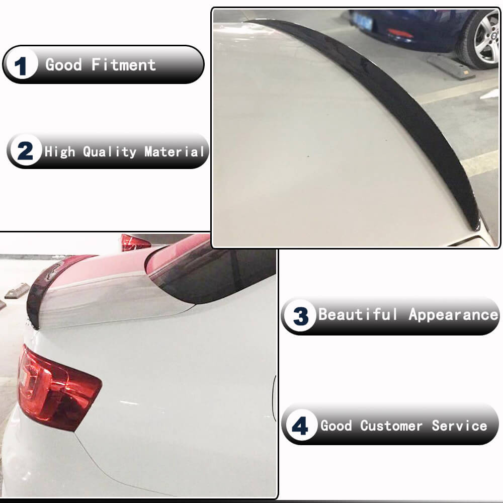 Spoiler (for 2011-2014, Carbon) for Volkswagen Jetta 2011-2018 - image 3