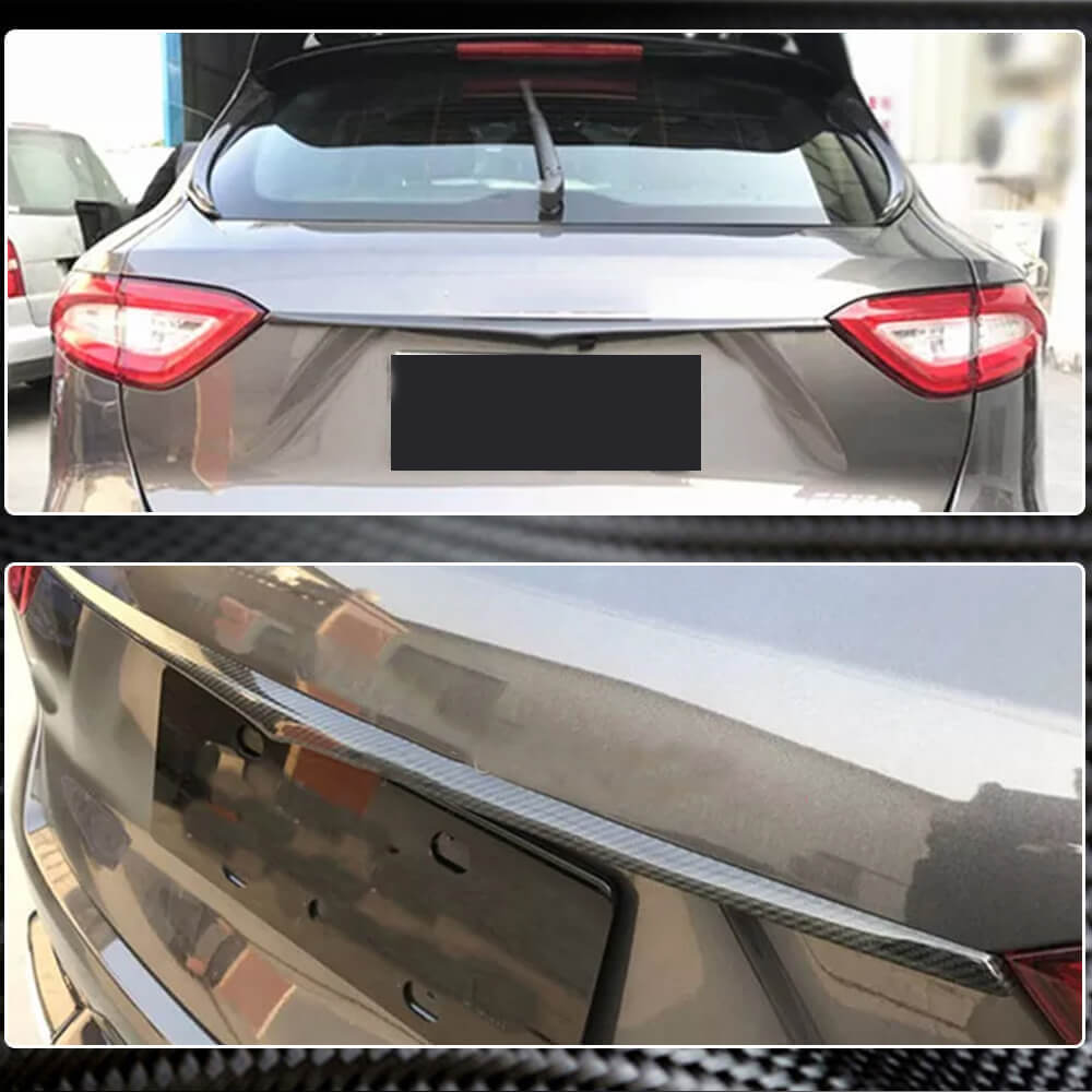 Carbon License Plate Trim for Maserati Levante 2016- - image 3