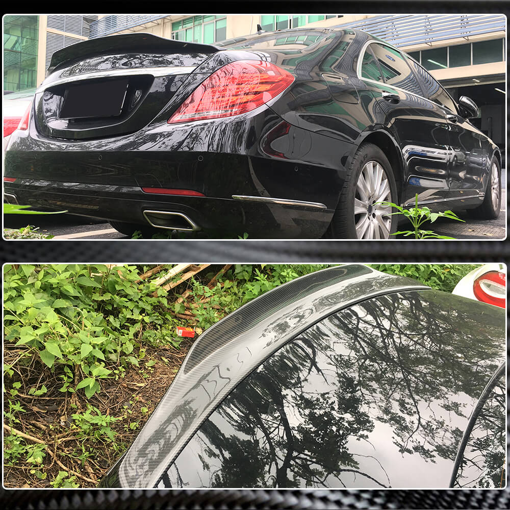 Spoiler V5 (Carbon) for Mercedes S-class W222 - image 3
