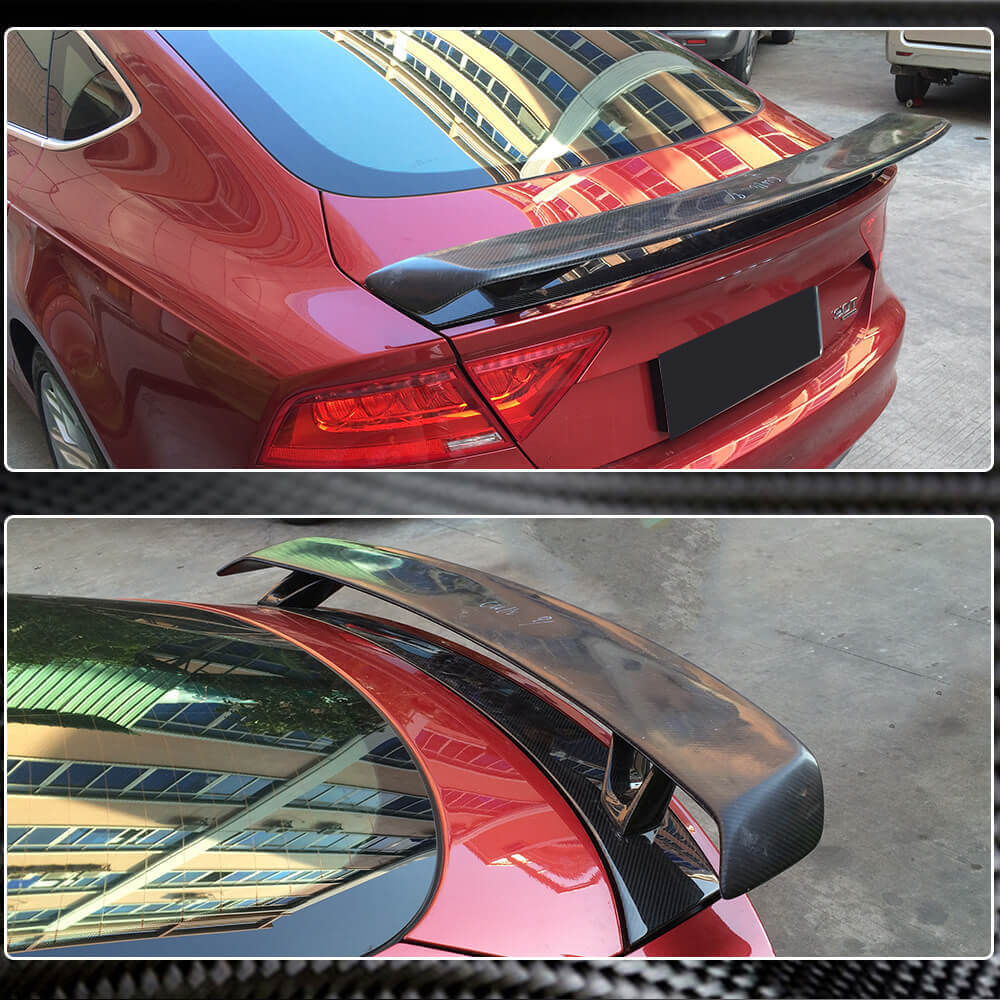 Spoiler V1 (Carbon) for Audi A7 2010-2018 - image 3