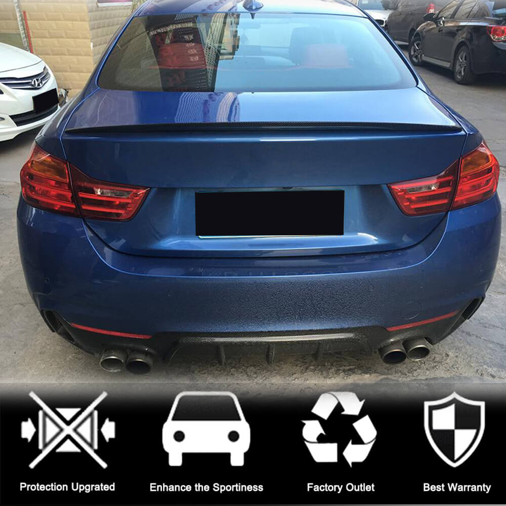 Rear Trunk Spoiler FRP V9 (Coupe) for BMW 4 series F-32 2012-2020 - image 1