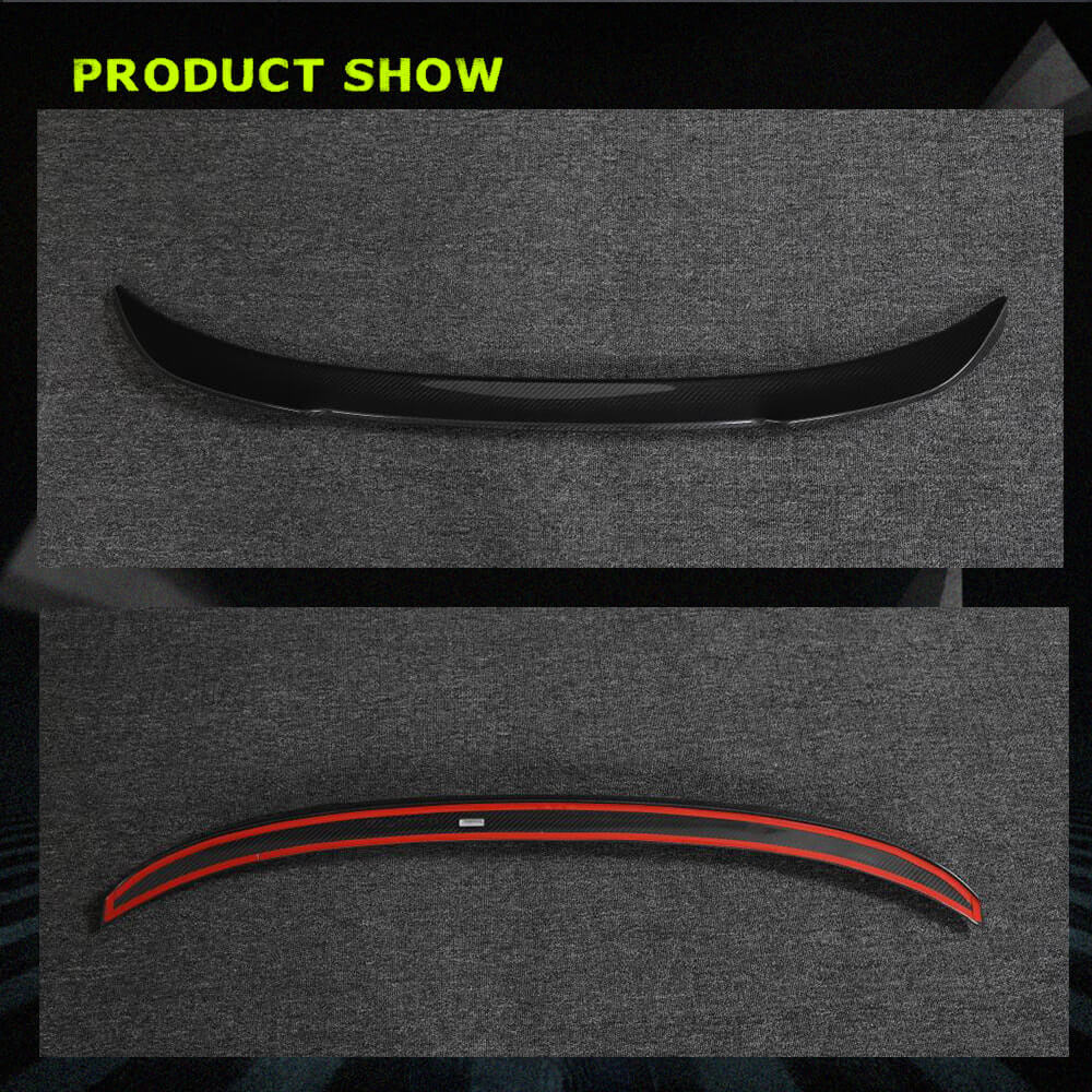 Rear Trunk Spoiler Dry Carbon Fiber V6 (SD) for BMW 3 series F-30/31/34 2012-2019 - image 3